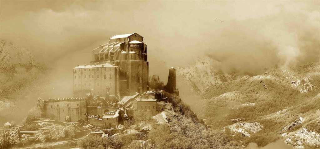 Saint Michael's Abbey, in the Susa Valley, Piedmont. Source: Wikipedia